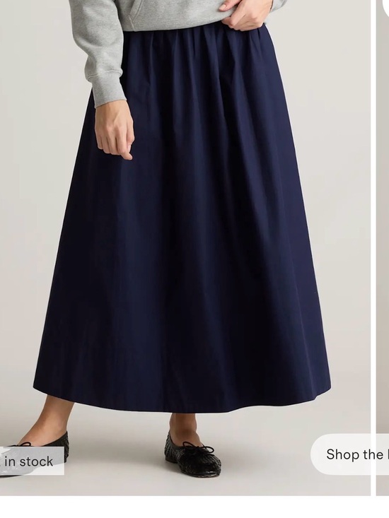 Quince Dresses & Skirts - Quince Cotton Poplin A-Line Skirt, XS